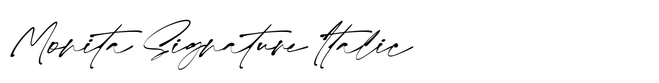 Monita Signature Italic